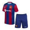 Conjunto (Camiseta+Pantalón Corto) FC Barcelona Primera Equipación 23-24 - Niño